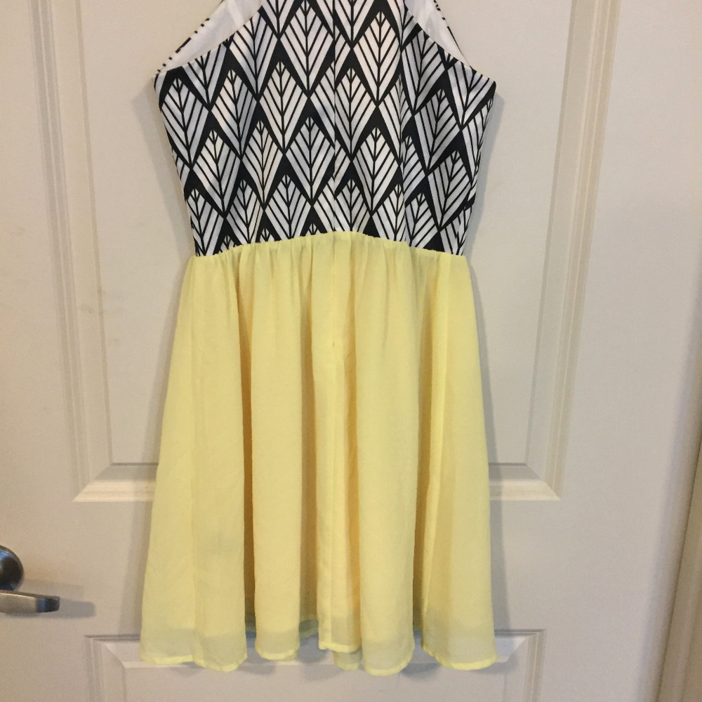 Lulu's Racerback Patterned Mini Dress - Picture 7 of 7